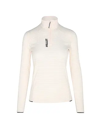 MILLET | Zipshirt de senderismo para mujer Intense Fleece | creme